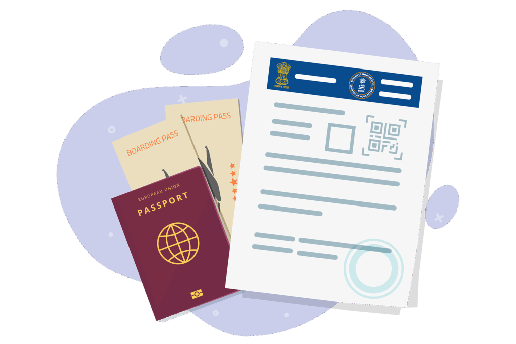 Visum und Pass für Indien Einreise